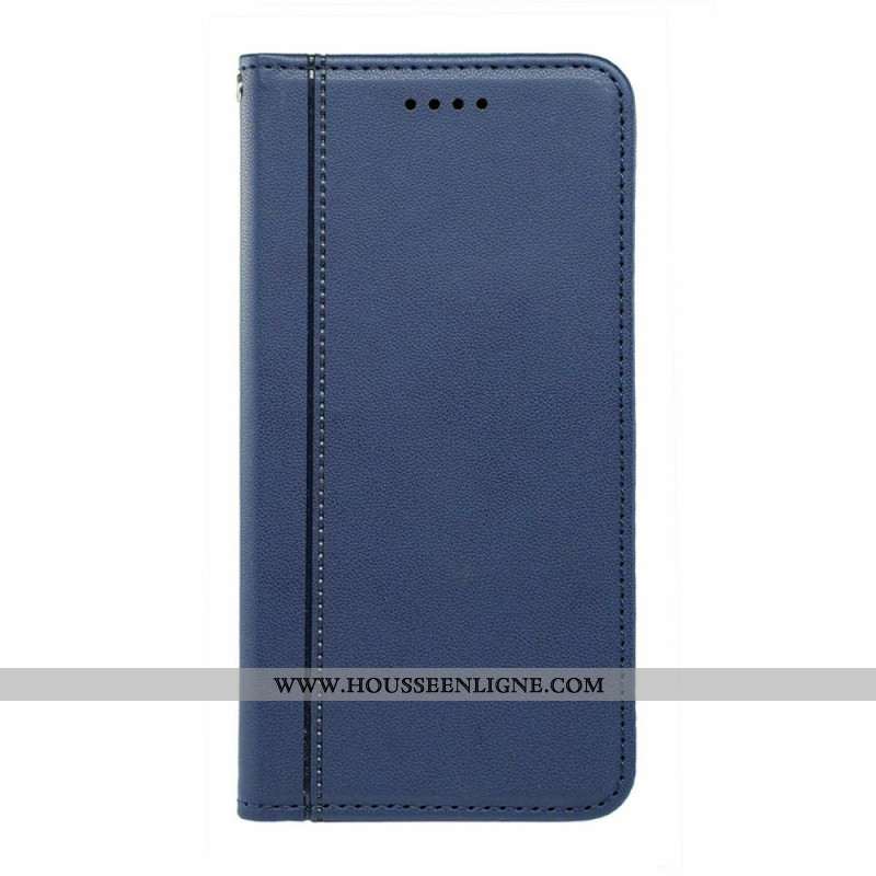 Flip Cover Samsung Galaxy S26 Liseré à Lanière