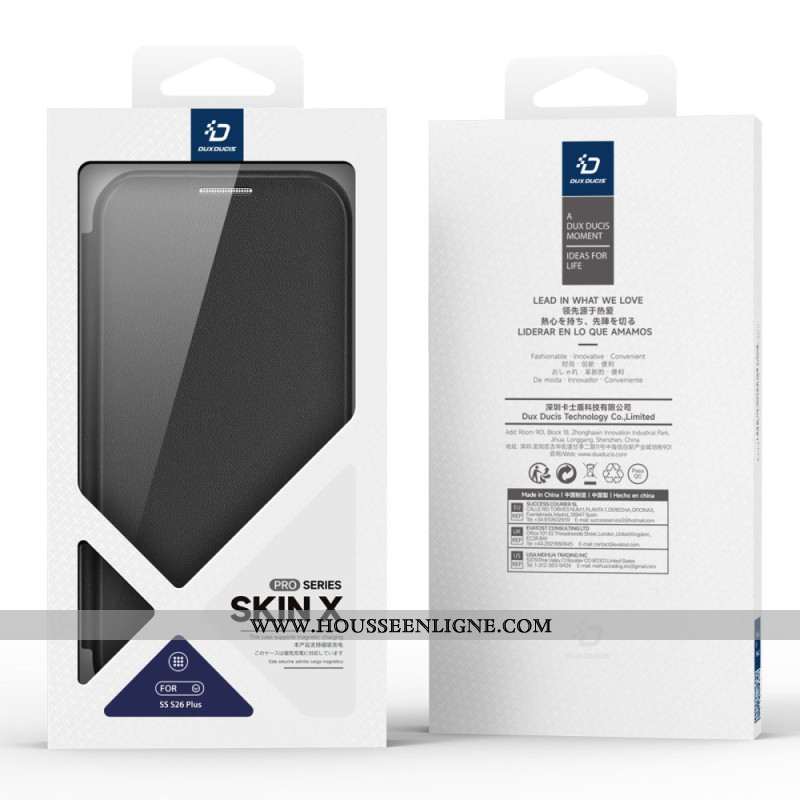 Flip Cover Samsung Galaxy S26 Magnétique Skin X Pro DUX DUCIS