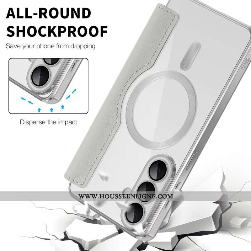 Flip Cover Samsung Galaxy S26 Magnétique avec Porte-Cartes et Protection RFID