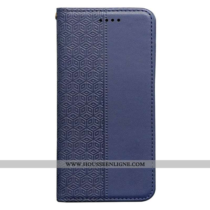 Flip Cover Samsung Galaxy S26 Motif Quadrillé