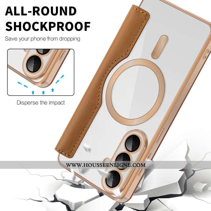 Flip Cover Samsung Galaxy S26 Plus Porte-Cartes RFID Matelassée