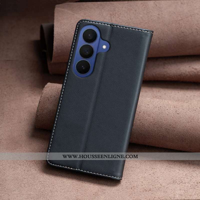 Flip Cover Samsung Galaxy S26 Plus Simili Cuir BINFEN COLOR