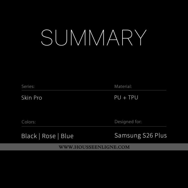 Flip Cover Samsung Galaxy S26 Plus Skin Pro Series DUX DUCIS