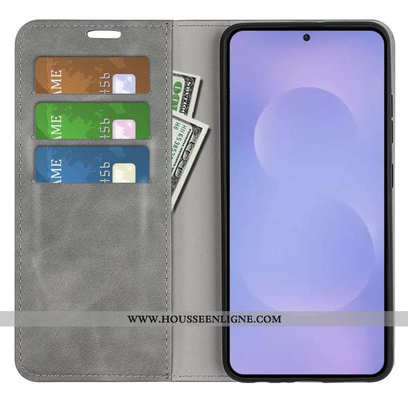 Flip Cover Samsung Galaxy S26 Style Cuir