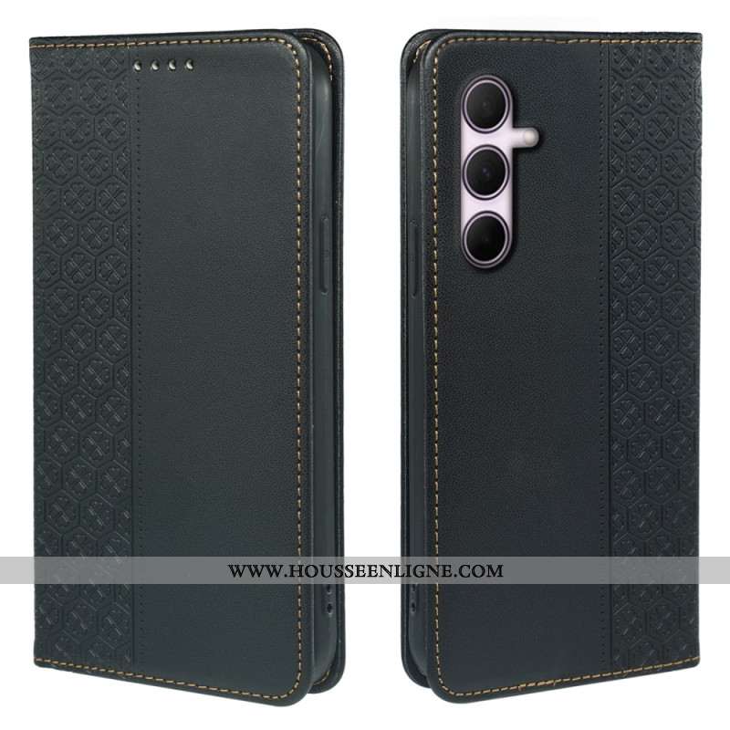 Flip Cover Samsung Galaxy S26 Trèfles à Quatre Feuilles