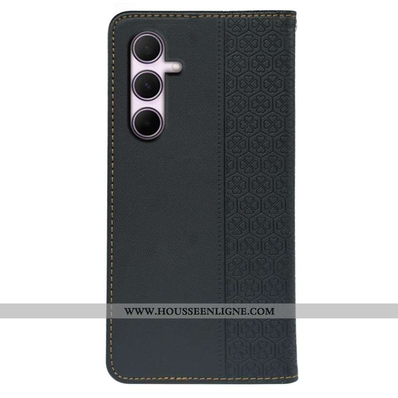 Flip Cover Samsung Galaxy S26 Trèfles à Quatre Feuilles