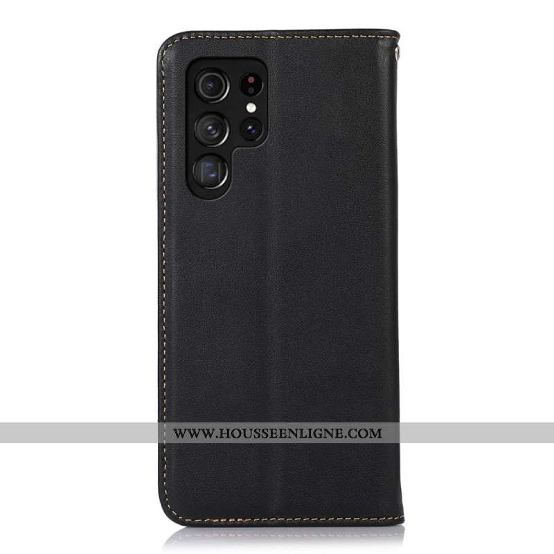 Flip Cover Samsung Galaxy S26 Ultra Cuir KHAZNEH
