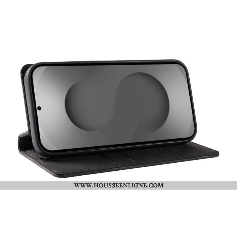 Flip Cover Samsung Galaxy S26 Ultra Effet Daim YIKATU