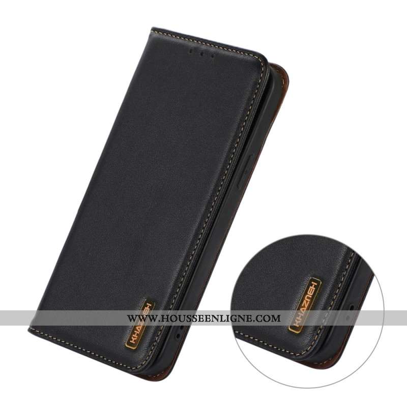Flip Cover Sony Xperia 1 VII Cuir Nappa KHAZNEH