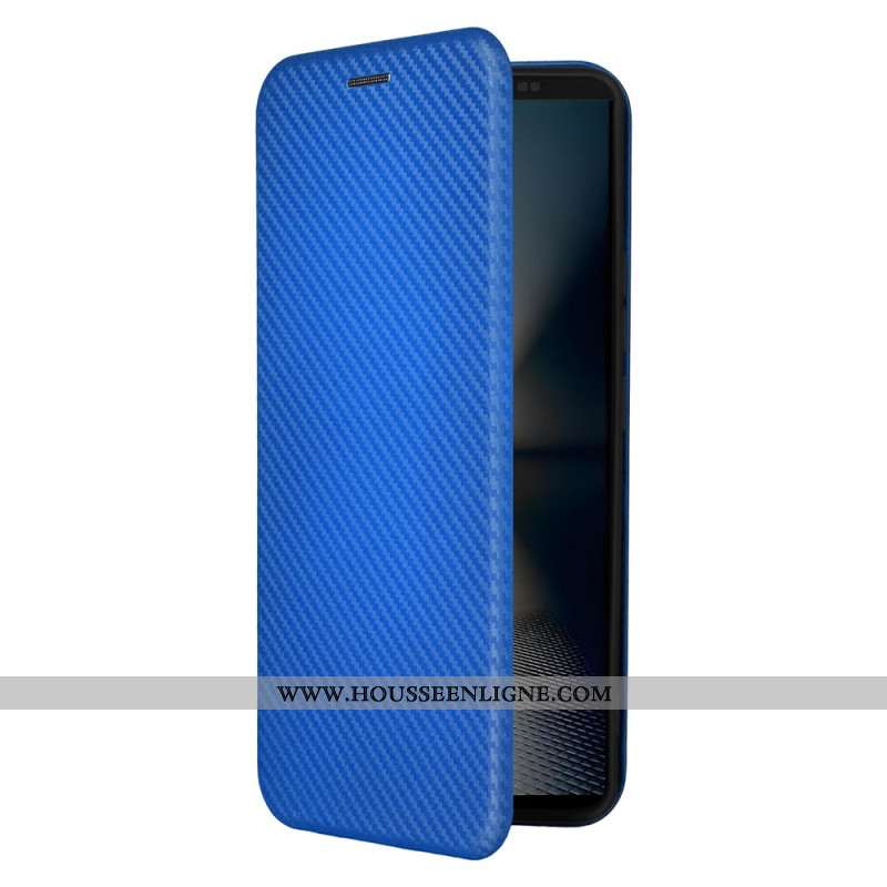 Flip Cover Sony Xperia 1 VII Fibre Carbone