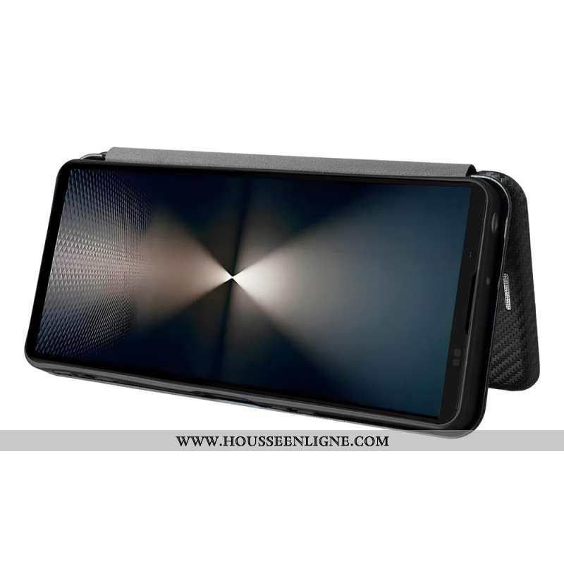 Flip Cover Sony Xperia 1 VII Fibre Carbone