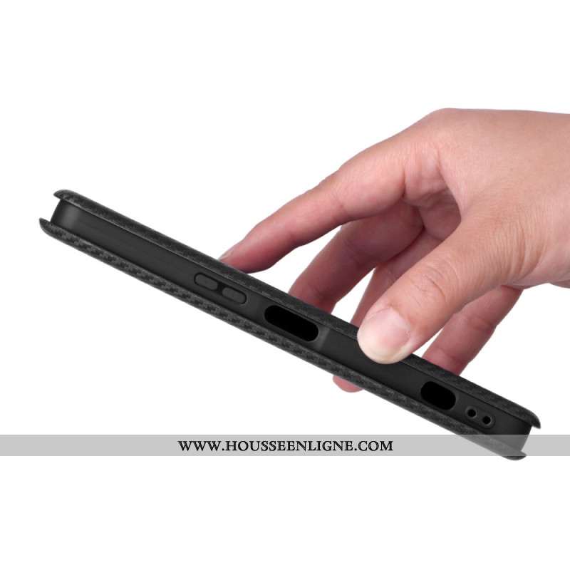 Flip Cover Sony Xperia 1 VII Fibre Carbone