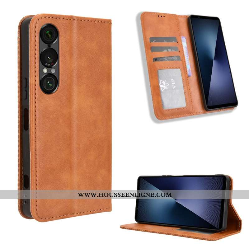 Flip Cover Sony Xperia 1 VII Frise Vintage