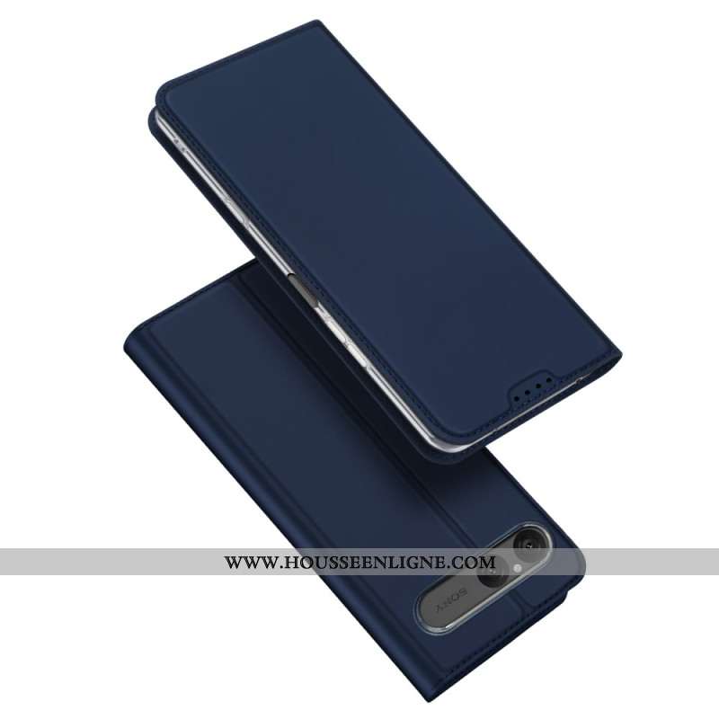 Flip Cover Sony Xperia 10 VII Skin Pro Series DUX DUCIS