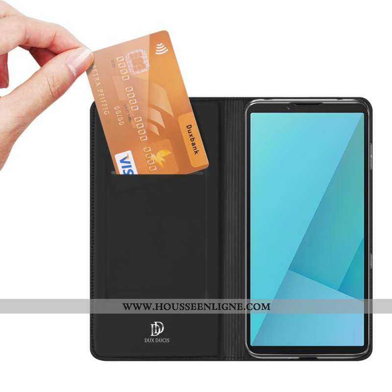 Flip Cover Sony Xperia 10 VII Skin Pro Series DUX DUCIS