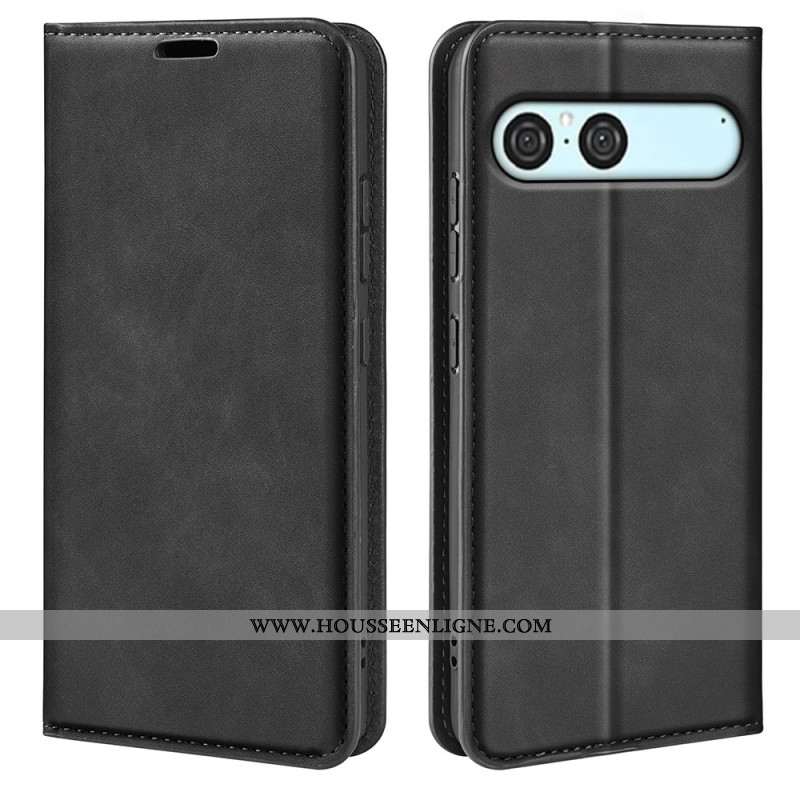 Flip Cover Sony Xperia 10 VII Style Cuir