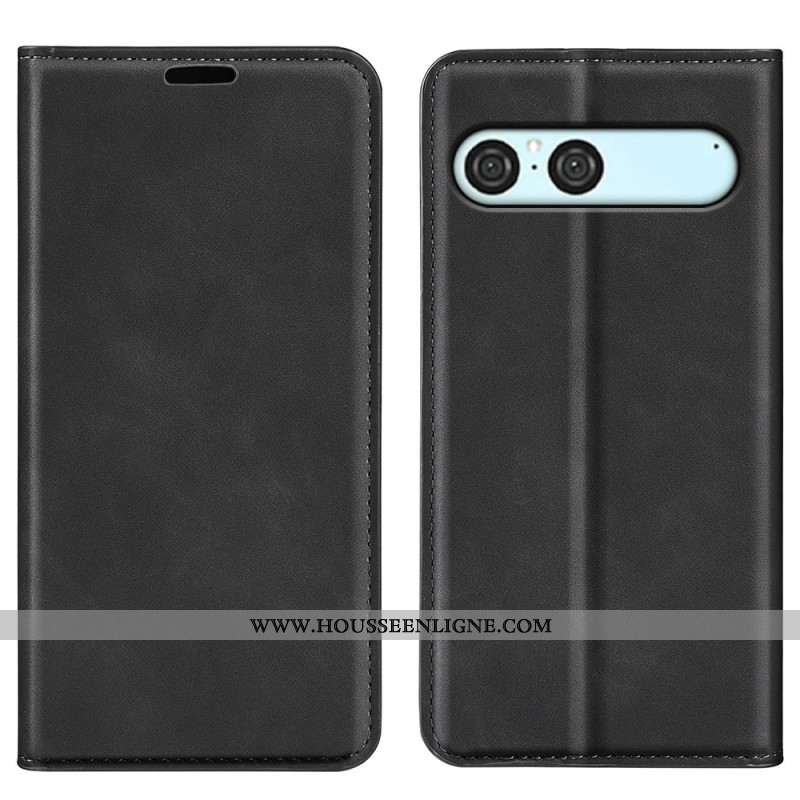 Flip Cover Sony Xperia 10 VII Style Cuir