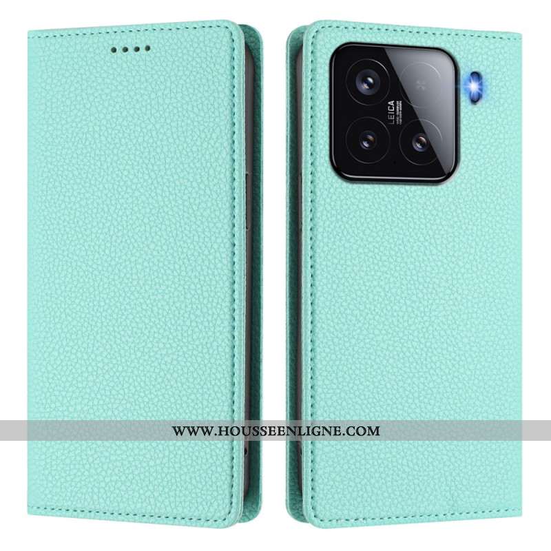 Flip Cover Xiaomi 15 Effet Cuir Blocage RFID