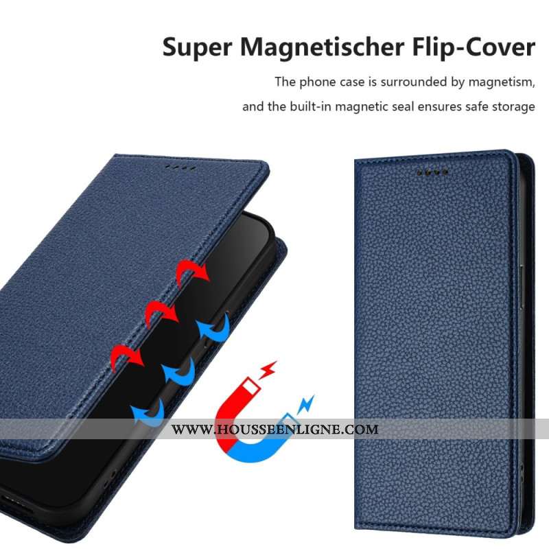Flip Cover Xiaomi 15 Effet Cuir Blocage RFID