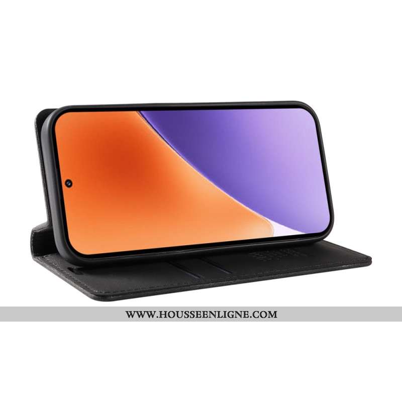 Flip Cover Xiaomi 15 Effet Daim YIKATU