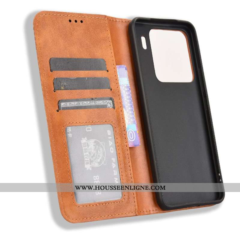 Flip Cover Xiaomi 15 Frise Vintage