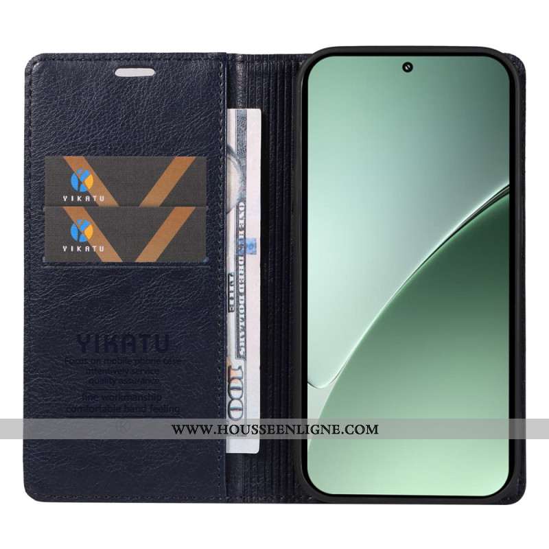 Flip Cover Xiaomi 15 Pro Effet Cuir YIKATU