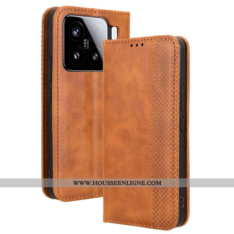 Flip Cover Xiaomi 15 Pro Frise Vintage