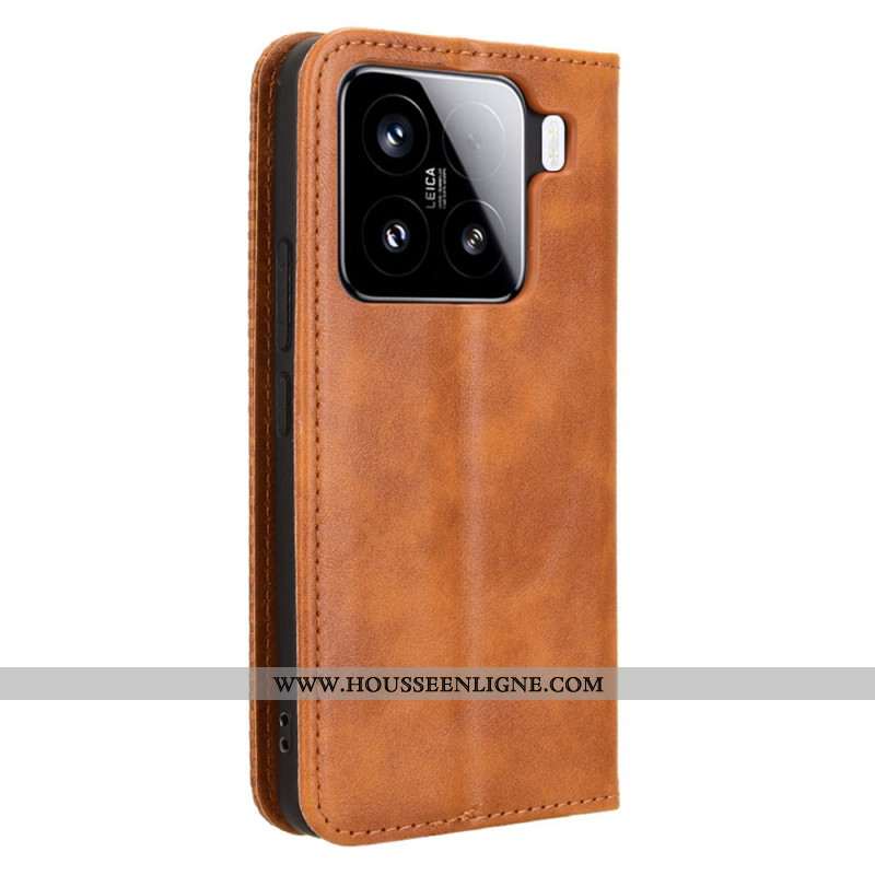 Flip Cover Xiaomi 15 Pro Frise Vintage