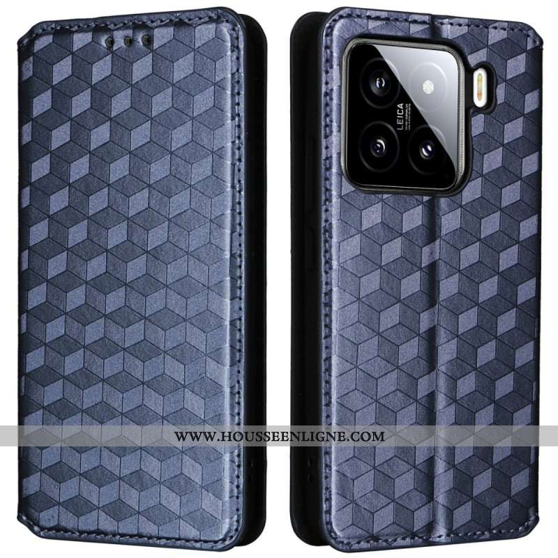 Flip Cover Xiaomi 15 Pro Motif 3D