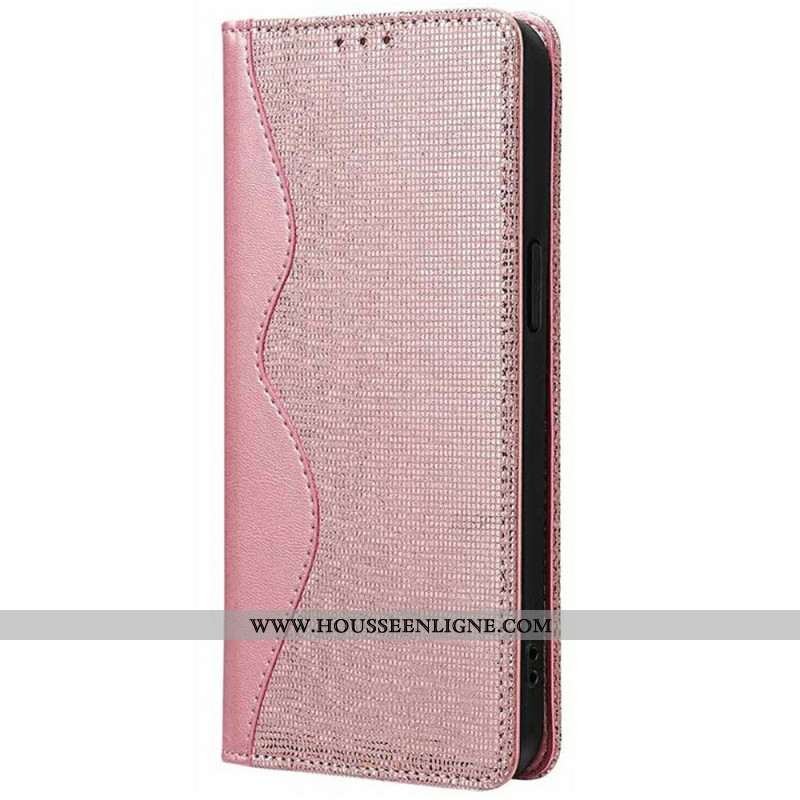 Flip Cover Xiaomi 15 Pro Protection RFID Motif Ondulé