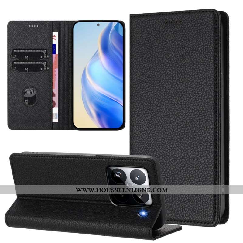 Flip Cover Xiaomi 15 Pro Simili Cuir Blocage RFID