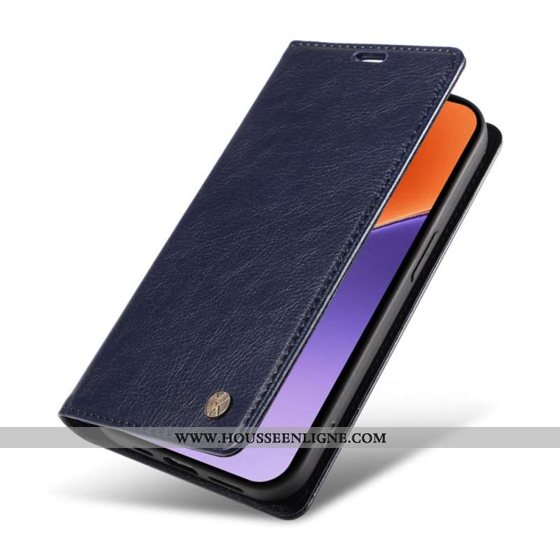 Flip Cover Xiaomi 15 Style Vintage YIKATU