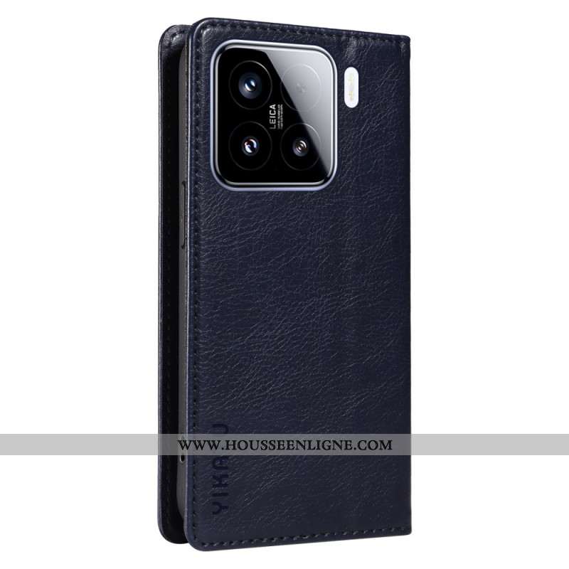 Flip Cover Xiaomi 15 Style Vintage YIKATU