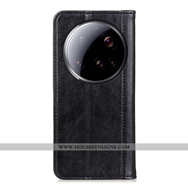 Flip Cover Xiaomi 15 Ultra Cuir Fendu