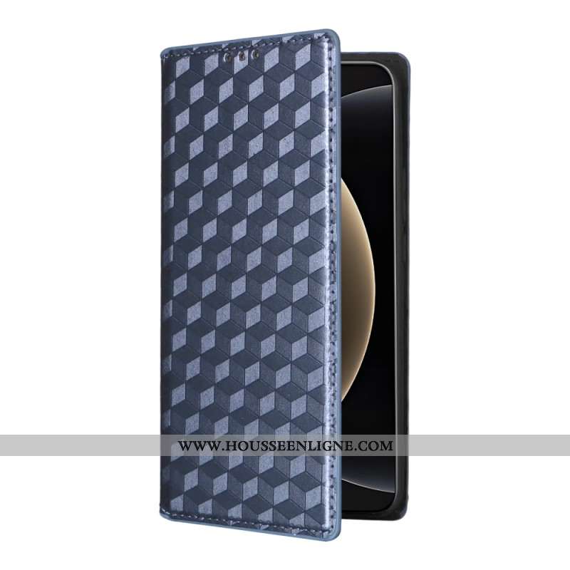Flip Cover Xiaomi 15 Ultra Losanges 3D