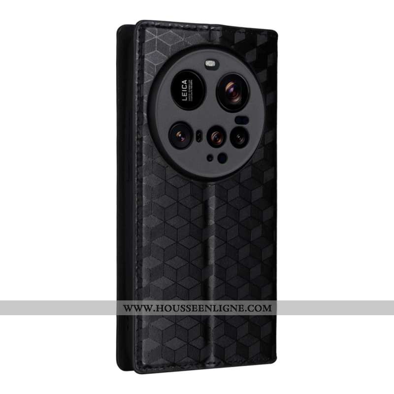 Flip Cover Xiaomi 15 Ultra Losanges 3D