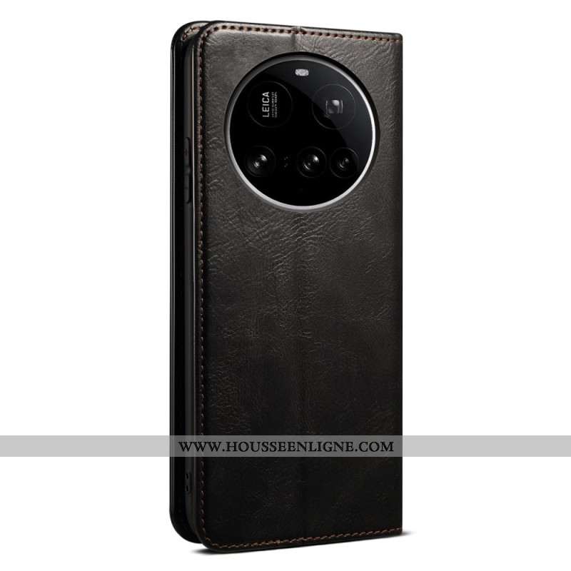 Flip Cover Xiaomi 15 Ultra Simili Cuir Ciré