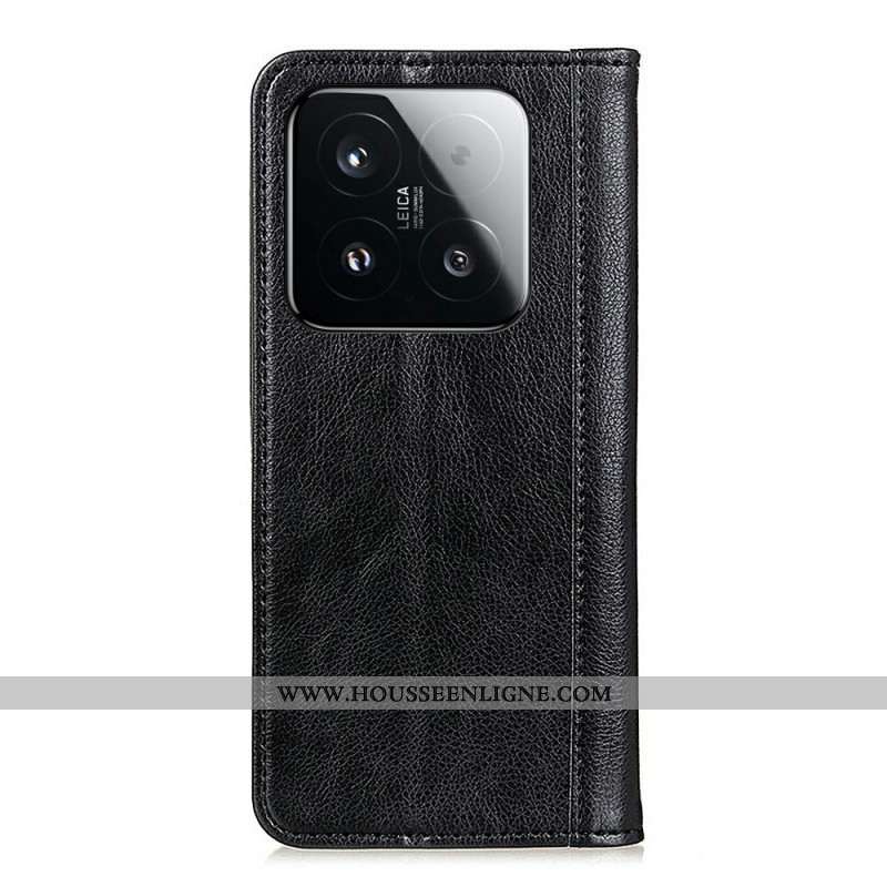 Flip Cover Xiaomi 15T Cuir fendu