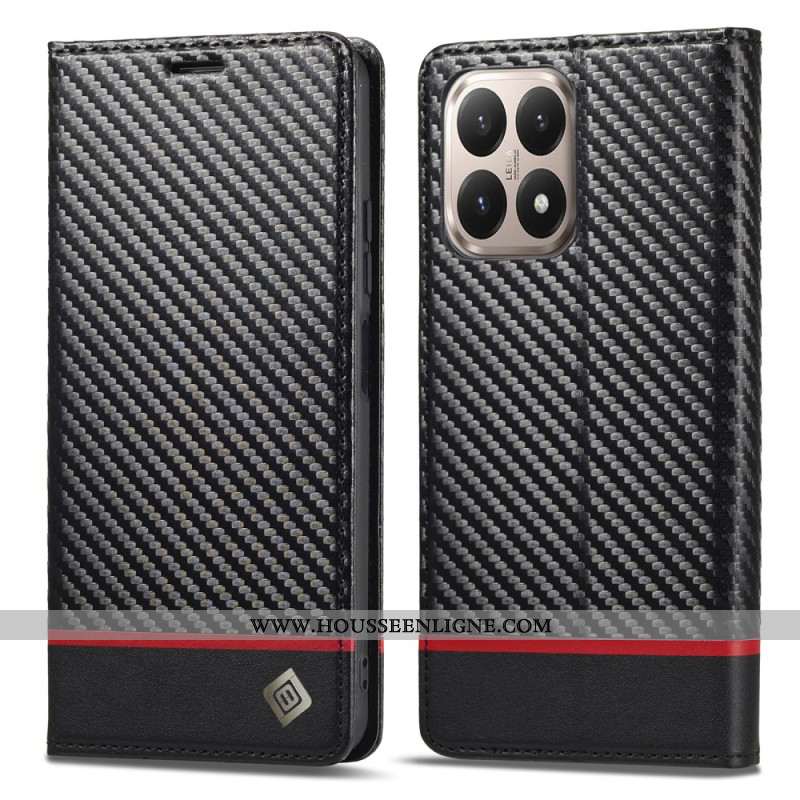 Flip Cover Xiaomi 15T Fibre Carbone