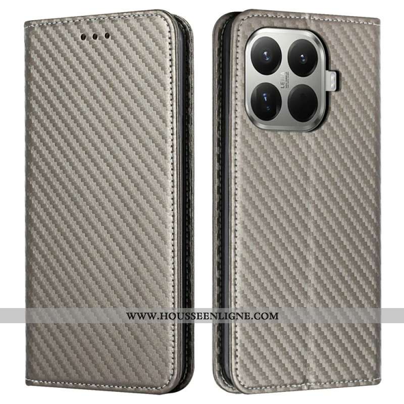Flip Cover Xiaomi 15T Pro Fibre Carbone