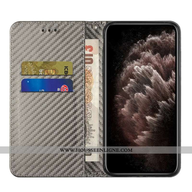 Flip Cover Xiaomi 15T Pro Fibre Carbone