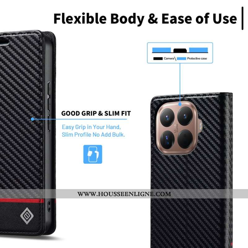 Flip Cover Xiaomi 15T Pro Fibre Carbone