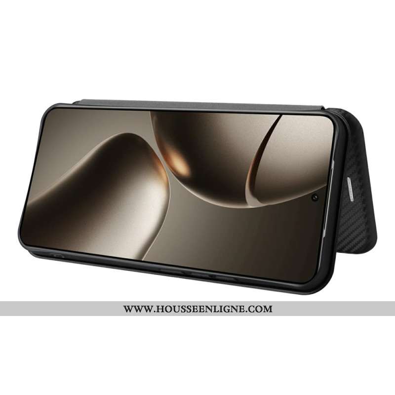 Flip Cover Xiaomi 15T Pro Fibre Carbone