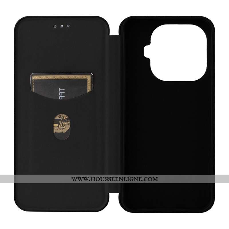 Flip Cover Xiaomi 15T Pro Fibre Carbone