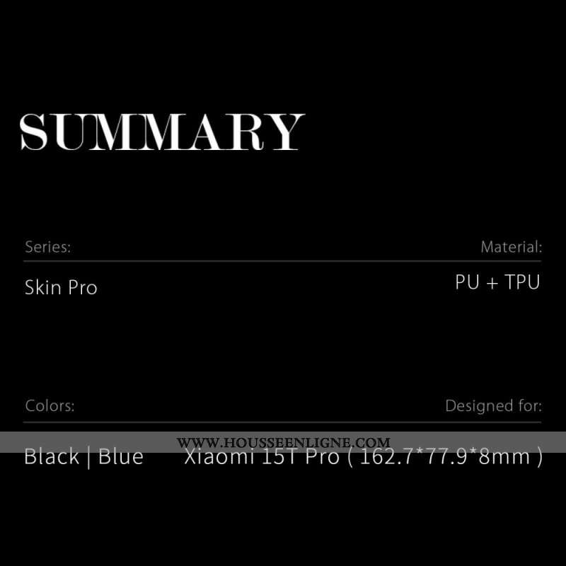 Flip Cover Xiaomi 15T Pro Skin Pro Series DUX DUCIS