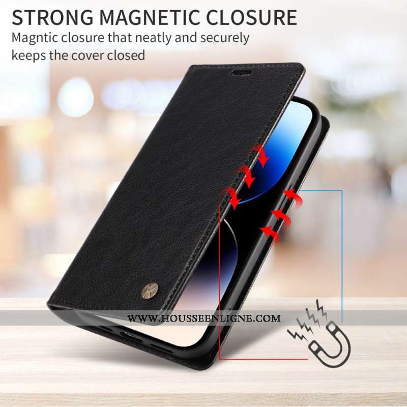 Flip Cover Xiaomi 15T Pro Style Rétro YIKATU