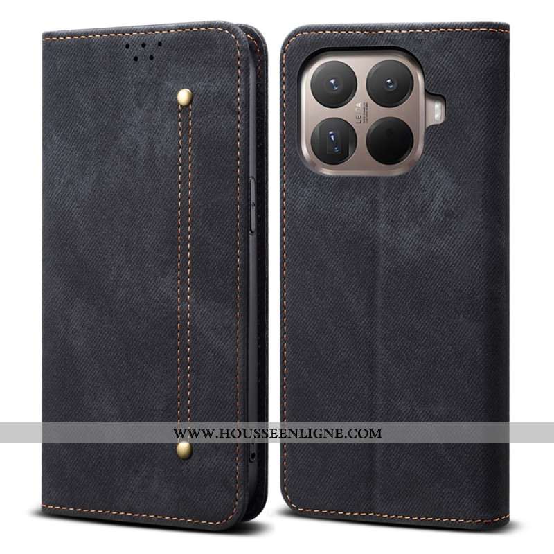 Flip Cover Xiaomi 15T Pro Tissu Jeans