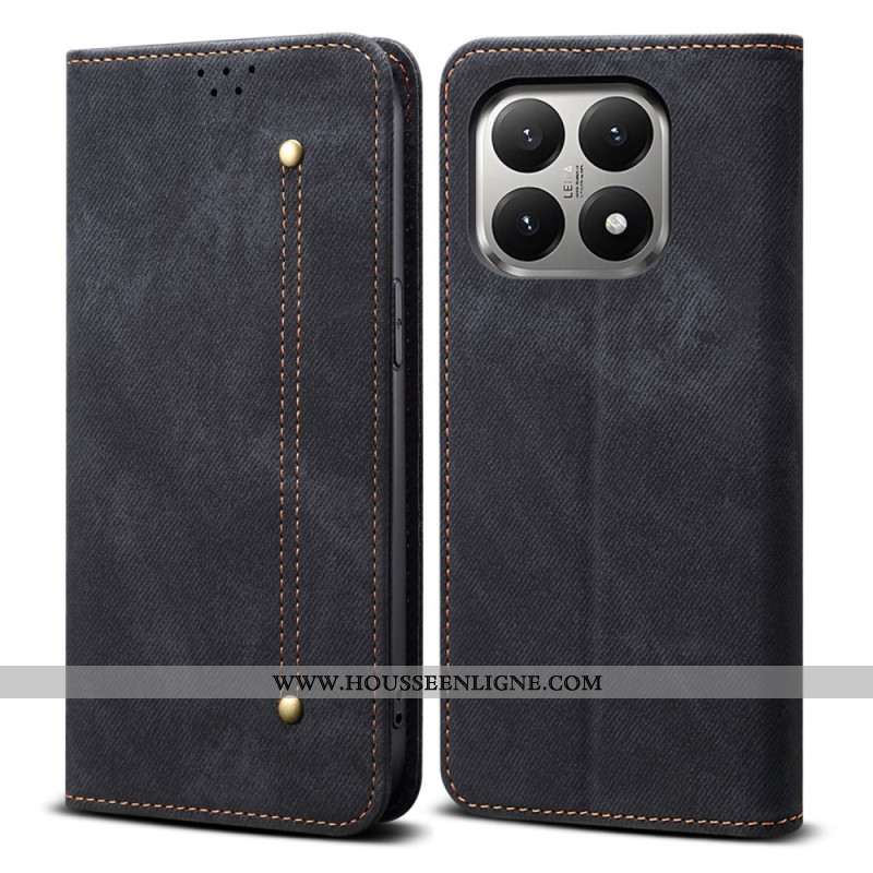 Flip Cover Xiaomi 15T Tisssu Jeans
