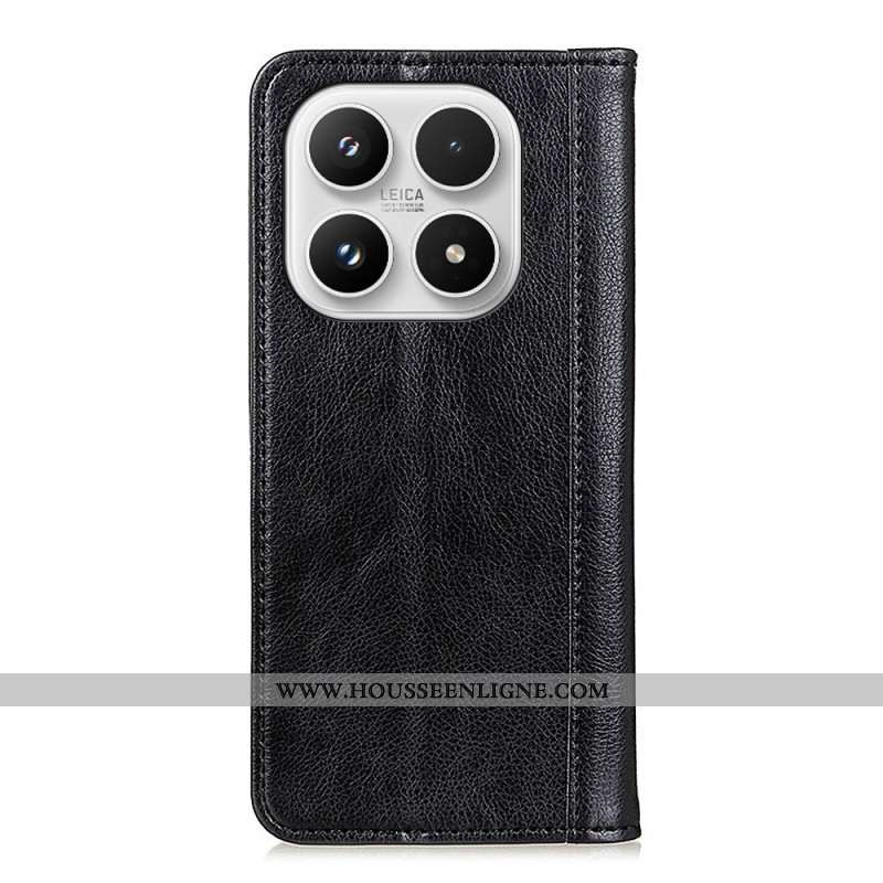 Flip Cover Xiaomi 17 Cuir Fendu