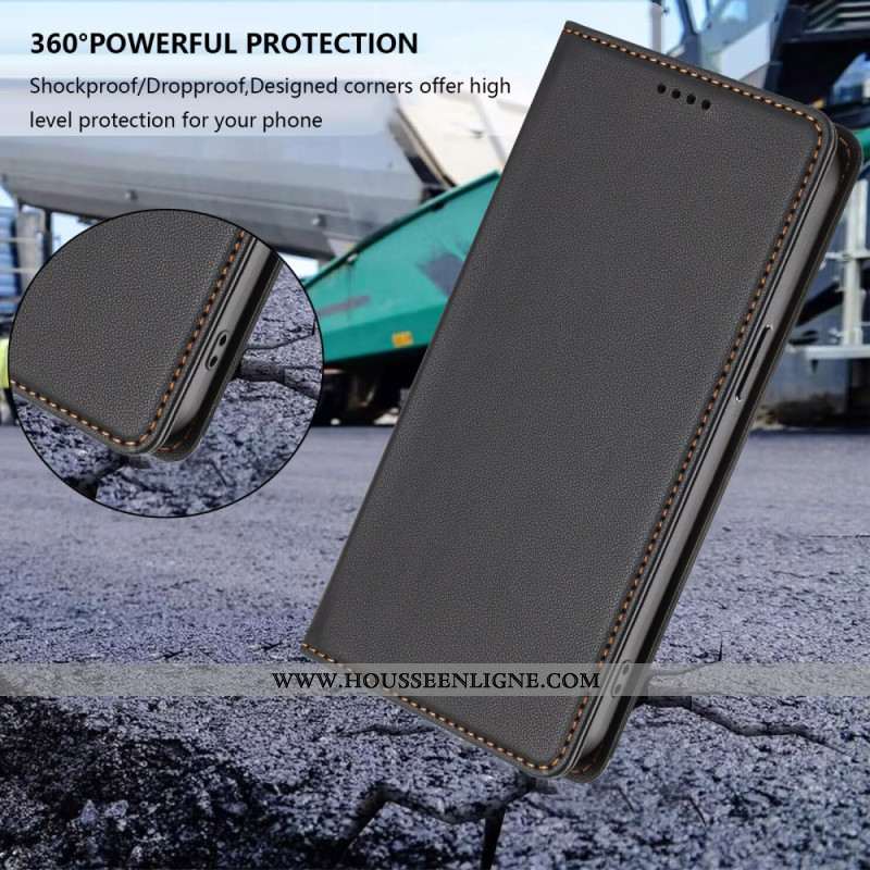 Flip Cover Xiaomi 17 Fermeture Magnétique et Protection RFID